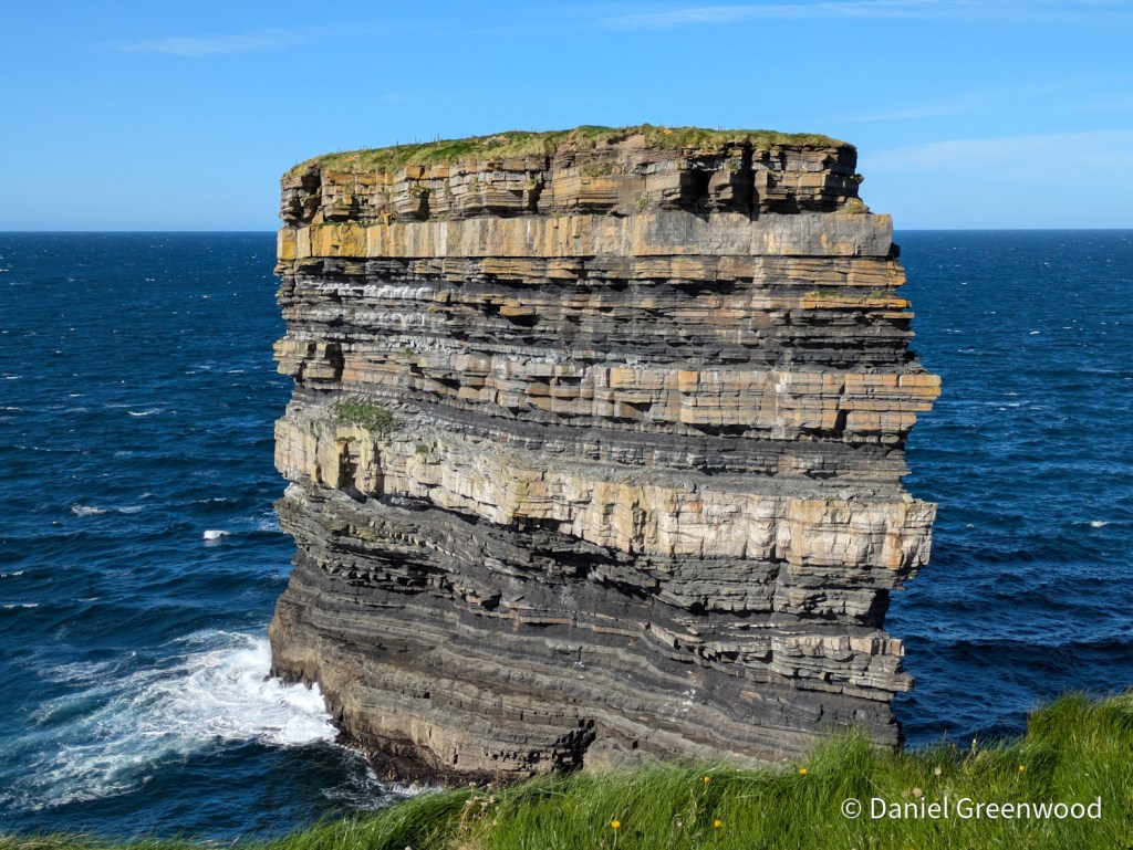 Sea ivory lichen at Downpatrick Head&nbsp;🇮🇪